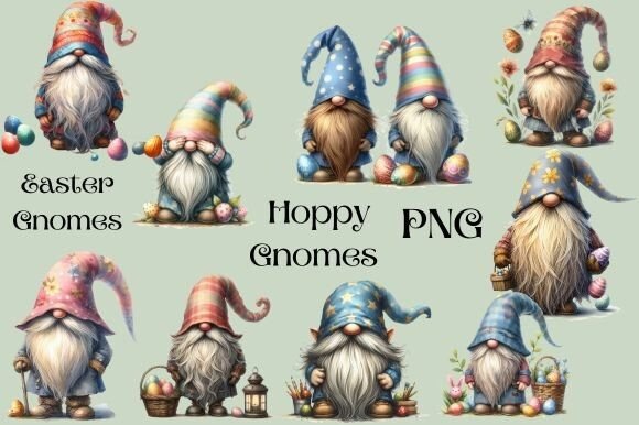 Download Hoppy Gnomes - Easter Collection - Premium Resources