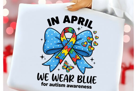Download In April We Wear Blue PNG, Autism PNG - April Collection
