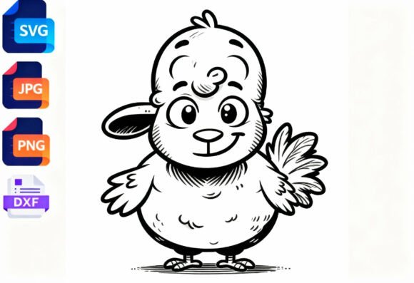 Download Cute Baby Sheep SVG Clipart Black and - Baby sheep svg Collection