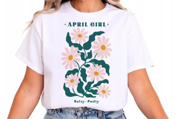 Download Birth Flower April Daisy SVG PNG - April Collection